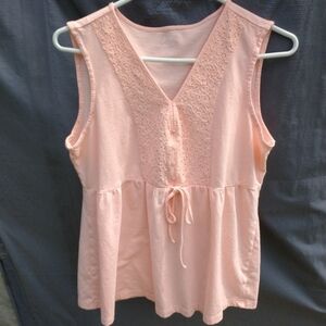 Women's ana peach tank top. Size XL.